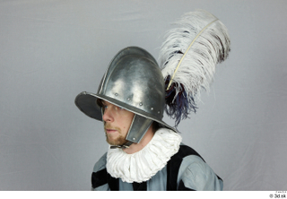 Photos Medieval Guard in cloth armor 3 Medieval clothing feather…